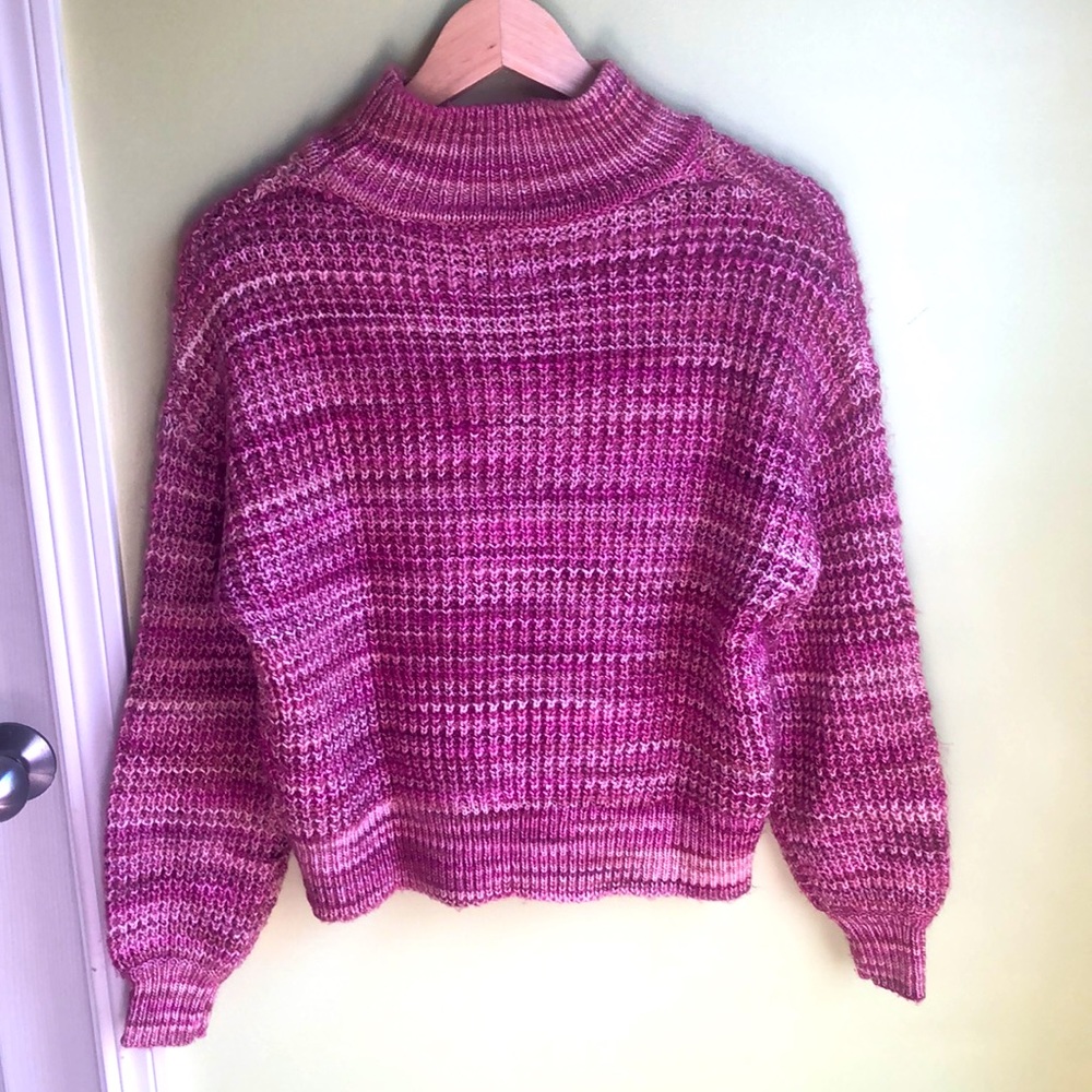 Turtleneck striped sweater